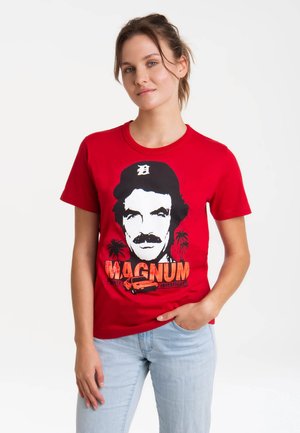 LOGOSHIRT MAGNUM - Print T-shirt - rot