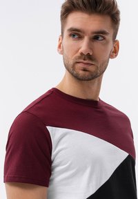 Ombre T-shirt z nadrukiem
