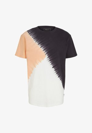 BATIK OPTIK - T-shirt imprimé - grey coral batic design