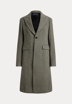 Polo Ralph Lauren, WOOL BLEND HERRINGBONE COAT - Mantel - black/cream