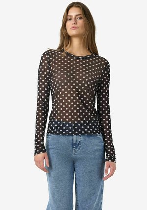 NMJUDITH - Pikkade varrukatega topp - black 2