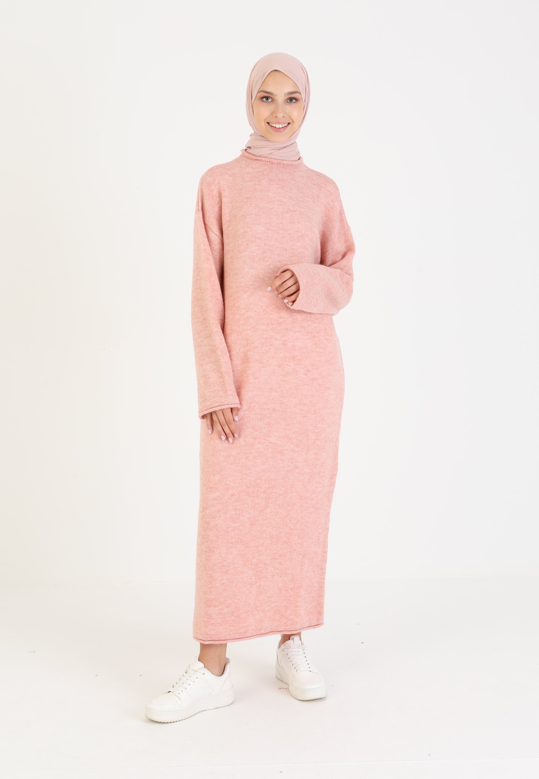 Modanisa Jumper dress - light pink 