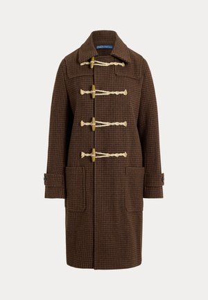 Polo Ralph Lauren, HOUNDSTOOTH WOOL TOGGLE COAT - Klasický kabát - dark brown