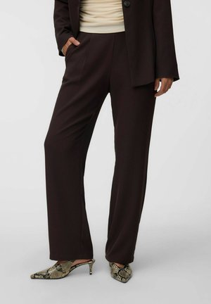 Vero Moda, TAILORED TROUSERS AWDIAN TAILORED TROUSERS - Pantalon classique - chocolate torte
