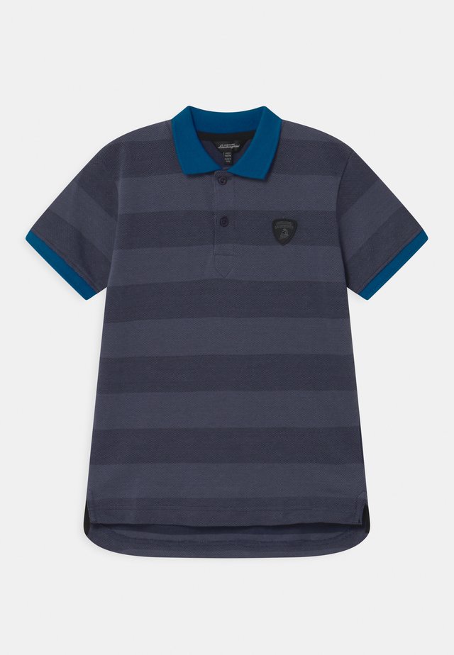 CONTRAST COLOR - Polo - blue hera