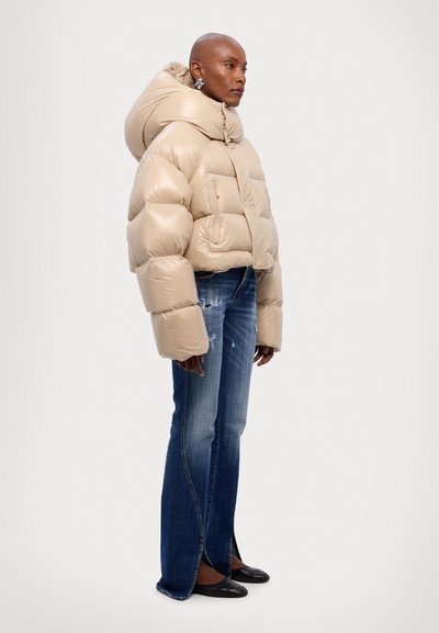 DSQUARED2 ICON PUFFER KABAN - Dunjakker - beige