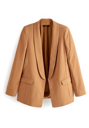 SOFT CREPE - Kurzmantel - camel brown