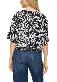 s.Oliver MIT GESMOKTEM BUND - Blouse - navy
