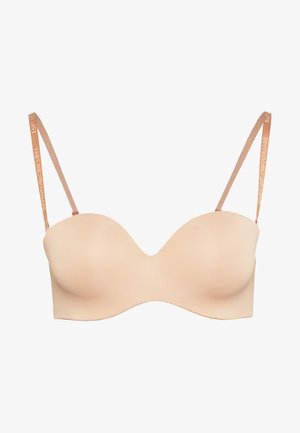 BANDEAU STRAPLESS CUSTOM FIT BRA - Mitmeti kinnitatav / paelteta rinnahoidja - cammello