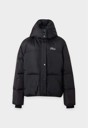 KARL LAGERFELD, ESSENTIAL SHORT PUFFER - Doudoune - black