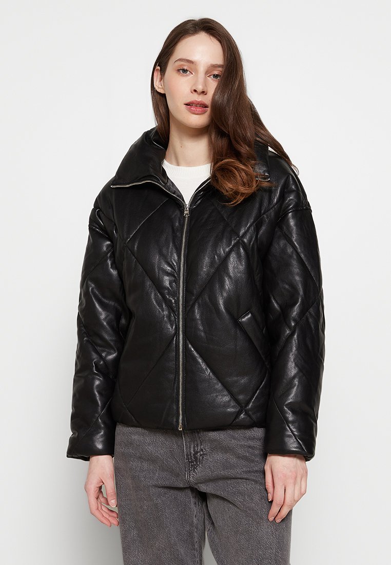 Abercrombie & Fitch Winterjas zwart Abercrombie & Fitch Winterjas zwart