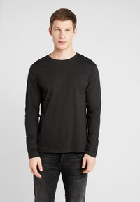 Pier One by Zalando - PI-YT-BAS0-0122 LONG SLEEVE TEE / 802 - BLACK - Maglietta a manica lunga - black Immagine in miniatura 1