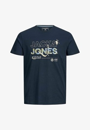 Print T-shirt - navy blazer