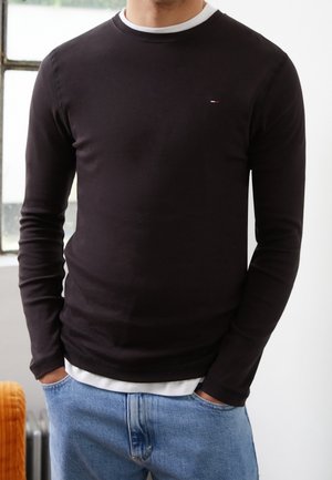 Tommy Jeans Camiseta de manga larga - black