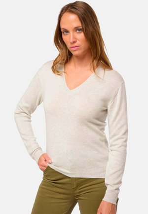 Pullover - fluo white