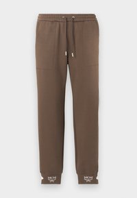 ESSENTIAL PONTE - Calças de fato de treino - khaki