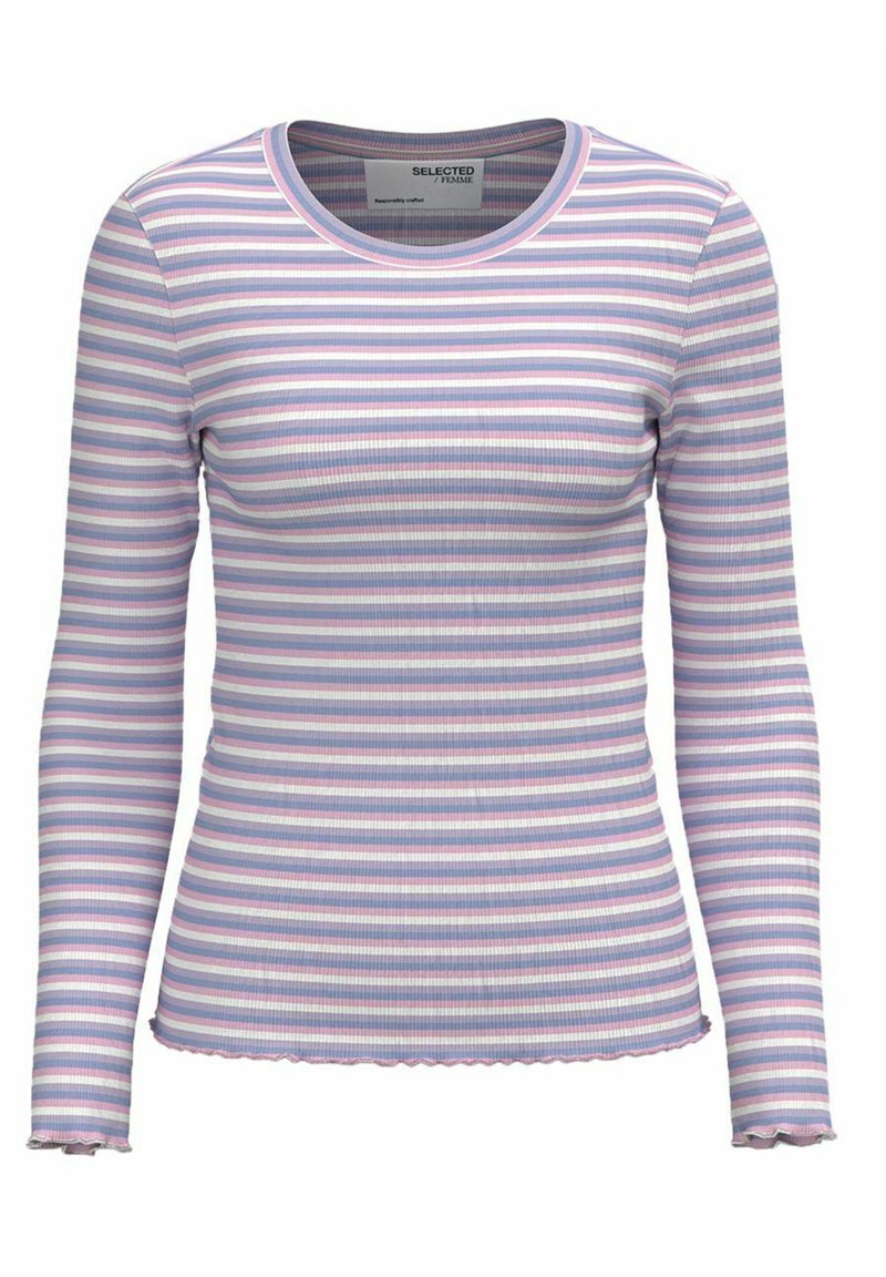 Selected Femme SLFANNA CREW NECK TEE - Långärmad tröja - sweet lilac