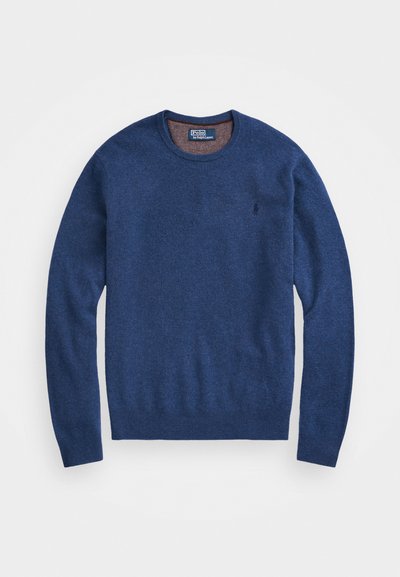 Polo Ralph Lauren WOOL CREWNECK SWEATER - Pulover - rustic navy heather