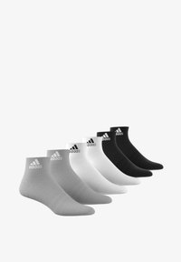 THIN AND LIGHT SPORTSWEAR ANKLE 6 PAIRS - Calcetines - medium grey heather   white   black