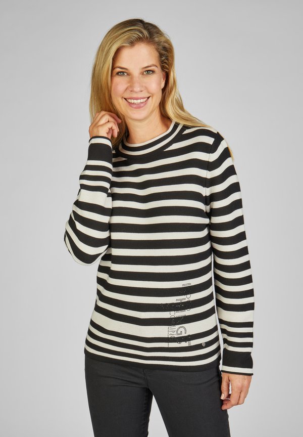 Strickpullover - schwarz