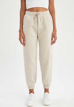 Tracksuit bottoms - beige