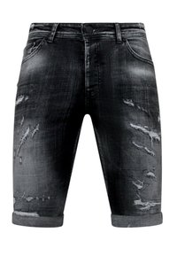 Local Fanatic WITH PAINT SPLATTER - Jeansshort - zwart