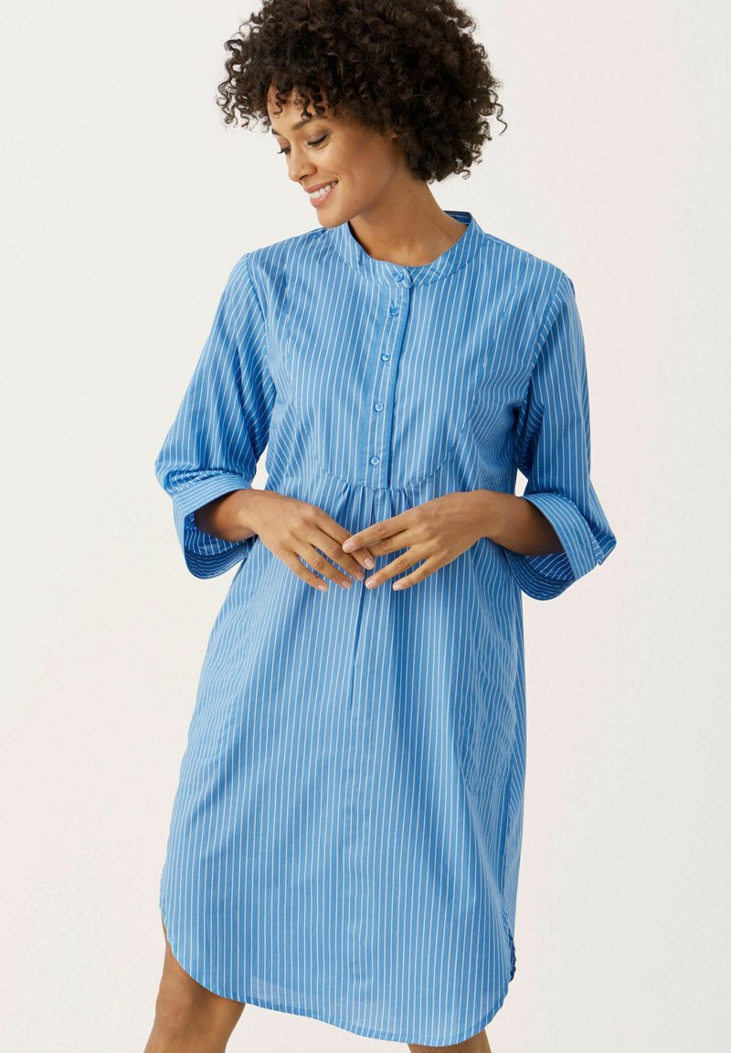 Ropa Dormir Mujer Camisón De Manga Corta Normann Para Mujer - Diseño De Lunares, Tallas Grandes Ropa Dormir Algodón OEKOTEX