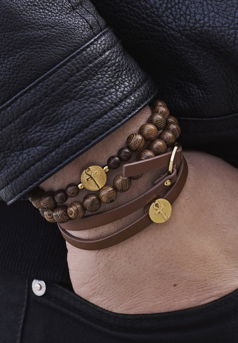 LUCLEON ANKH - Armbånd - brown