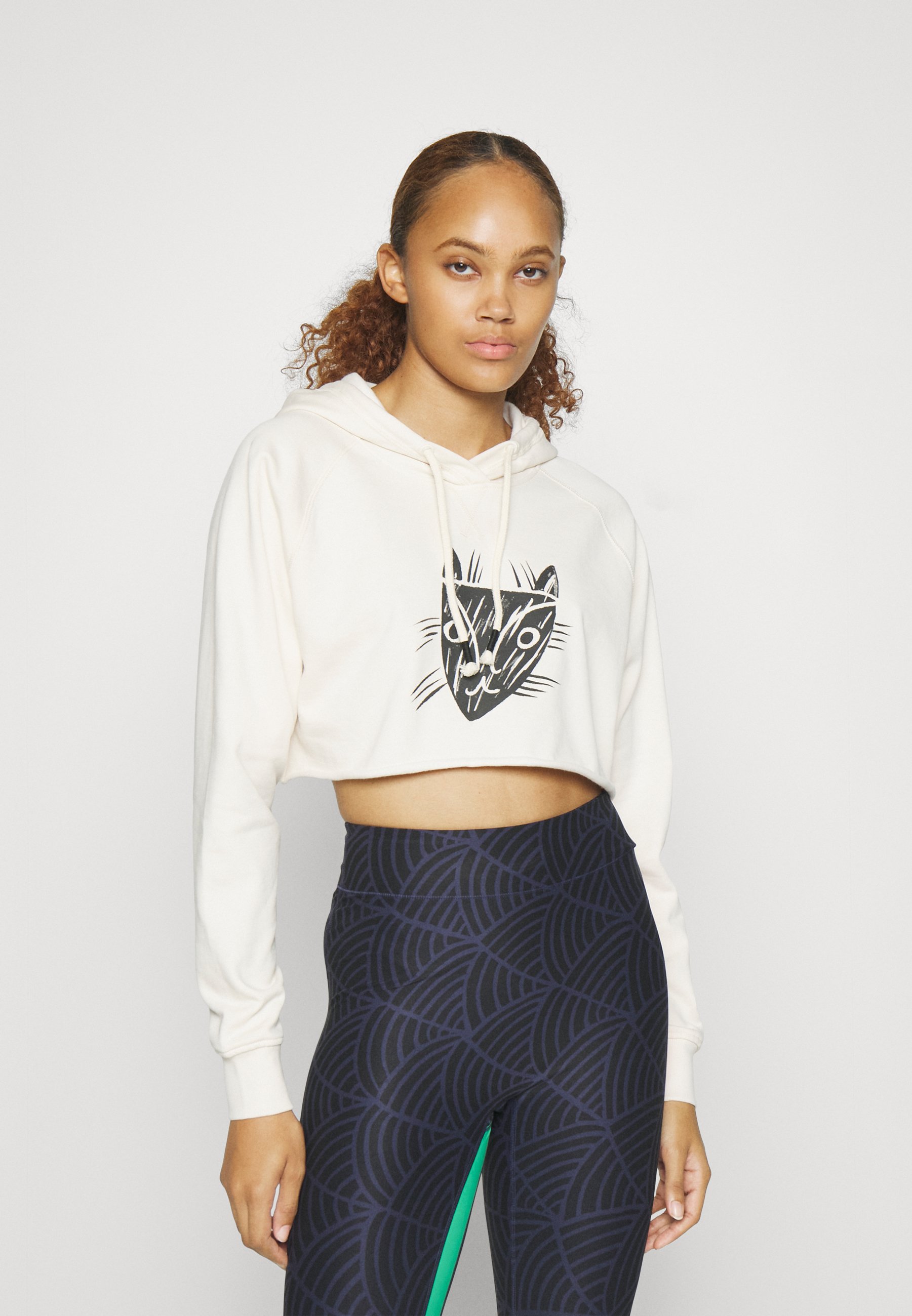 Puma LEMLEM CROPPED - Hoodie - ghost pepper/off-white - Zalando.de