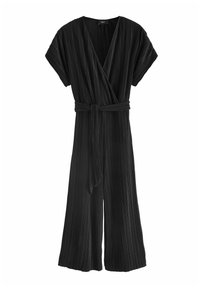 Next PLISSE SHORT SLEEVE WIDE LEG  - REGULAR FIT - Kombinezonas - black