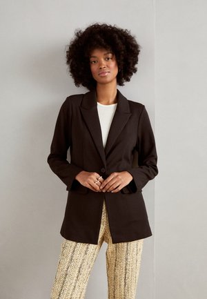 LONG BLAZER - Kort kappa / rock - black