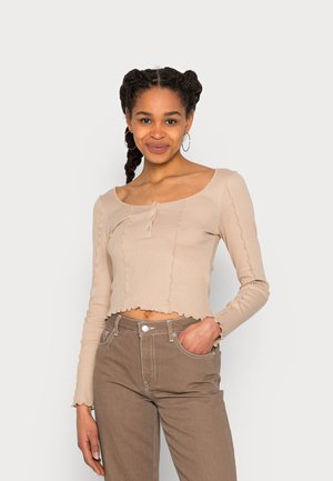 PCFILICIA - Maglietta a manica lunga - beige