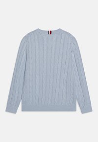 Tommy Hilfiger ESSENTIAL CABLE - Pulover - breezy blue