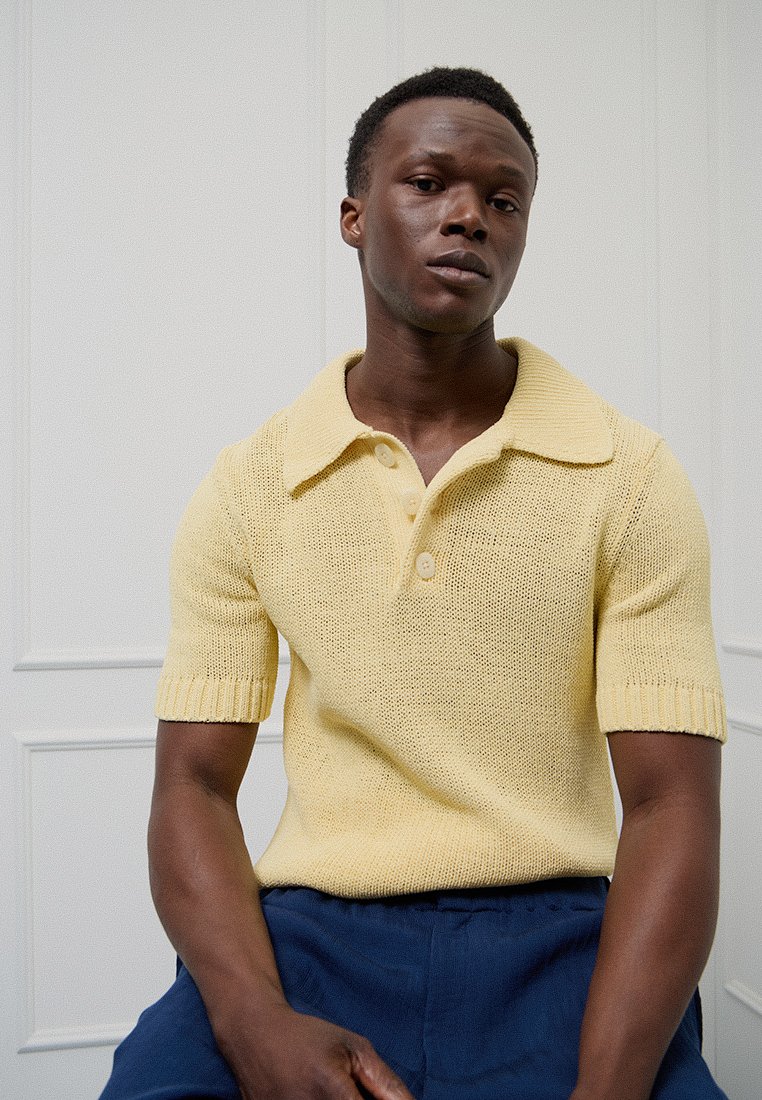 sandro Poloshirt geel