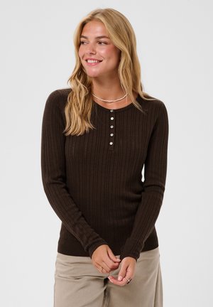 Cream, CRPELOA KNIT BLOUSE - Jumper - java