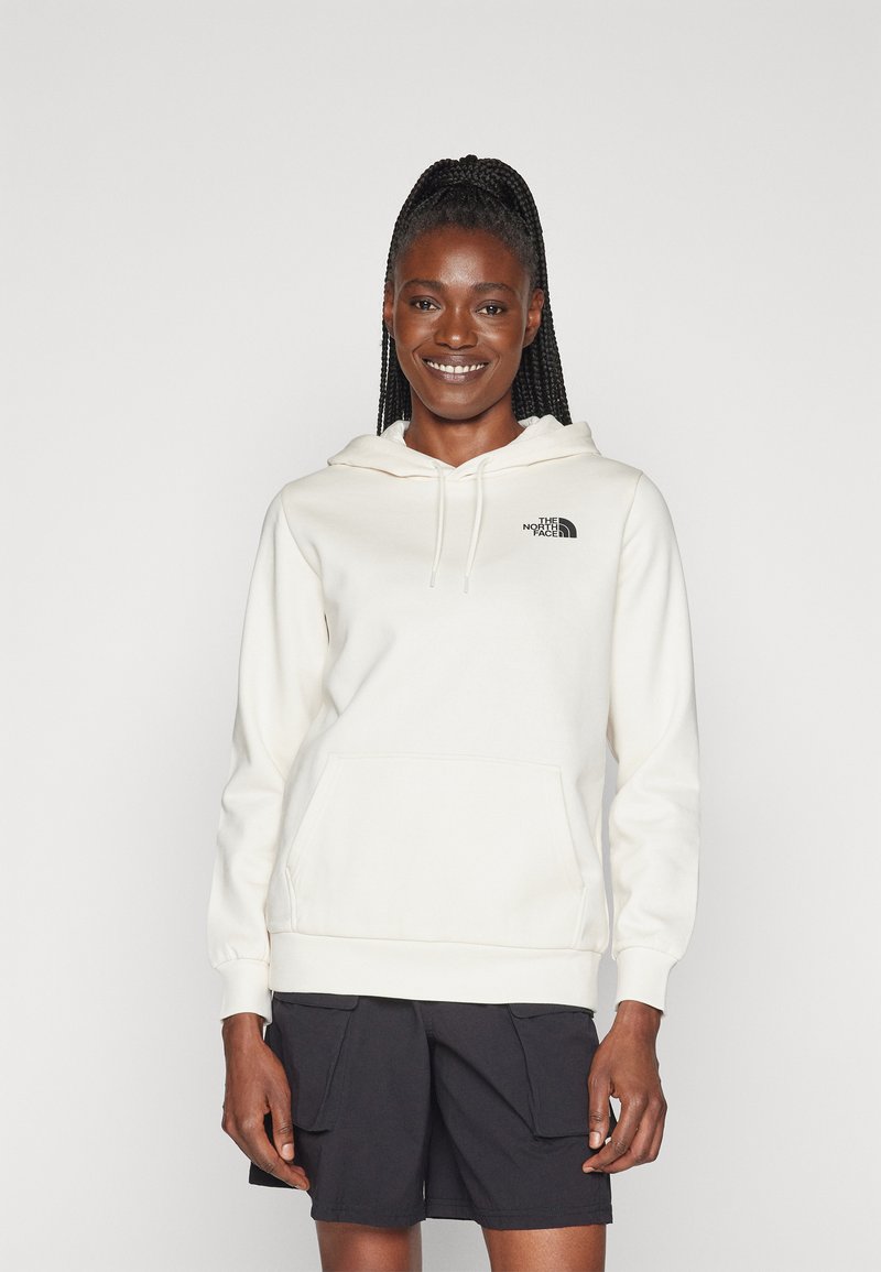 The North Face SIMPLE DOME HOODIE - Mikina s kapucňou - white dune