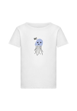OCTOPUS HI  - T-Shirt print - white
