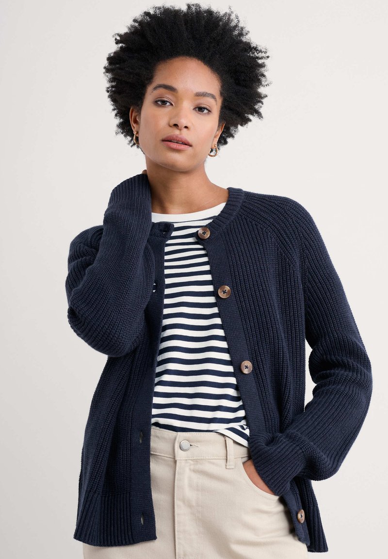 Seasalt Cornwall POTTERS MEADOW - Kardigán - navy maritime