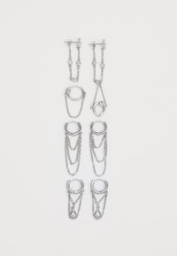 4 PACK - Uhani - silver-coloured