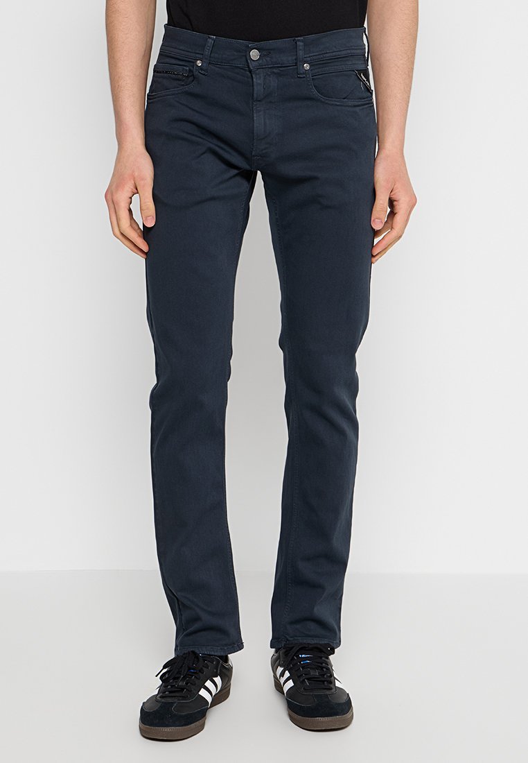 Replay Slim fit jeans donkerblauw Replay Slim fit jeans donkerblauw