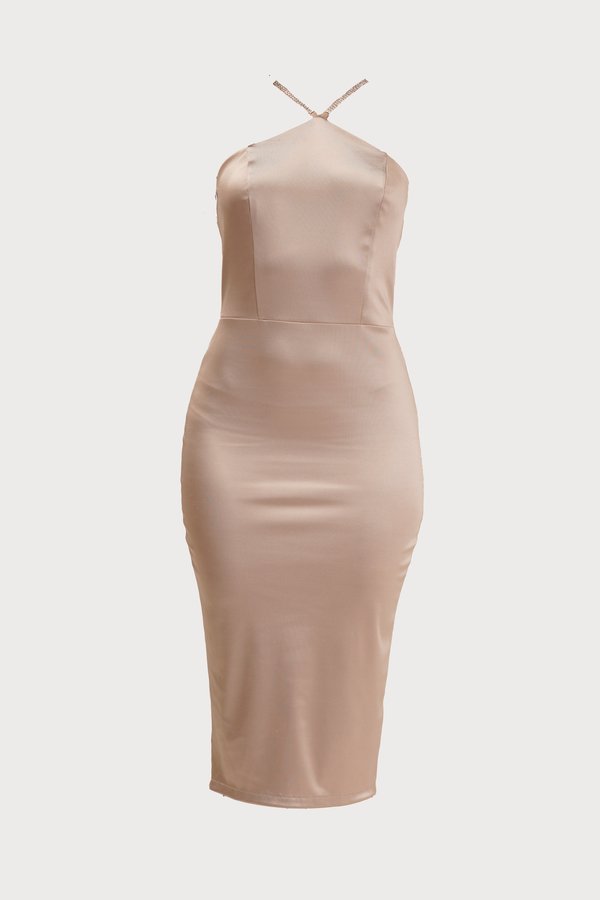 EMMA MIDI - Cocktail dress / Party dress - champagne2