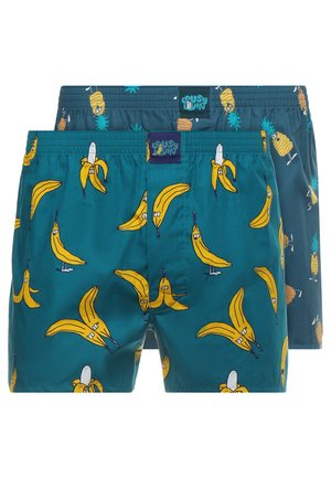 Lousy Livin Underwear BANA-ANANAS 2PACK - Boxershorts - ocean/blue dive