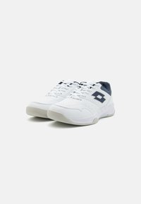 Lotto MIRAGE 650 IDC - Clay court tennis shoes - all white/blue