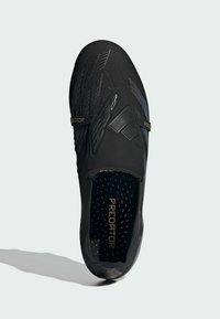 adidas Performance PREDATOR ELITE FT FG - Fotballsko til fast underlag - core black   carbon   gold metallic
