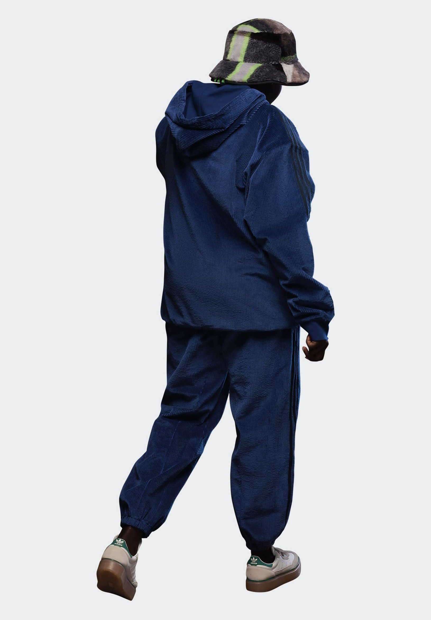 adidas Originals IVY PARK CORDUROY SWEATPANTS - Trainingsbroek - blue/Blauw  - Zalando.nl