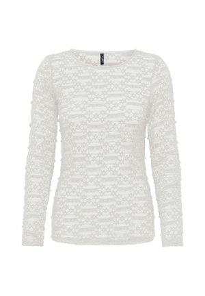 ONLY, ONLPITA L/S LACE TOP CS JRS - Blouse - cloud dancer