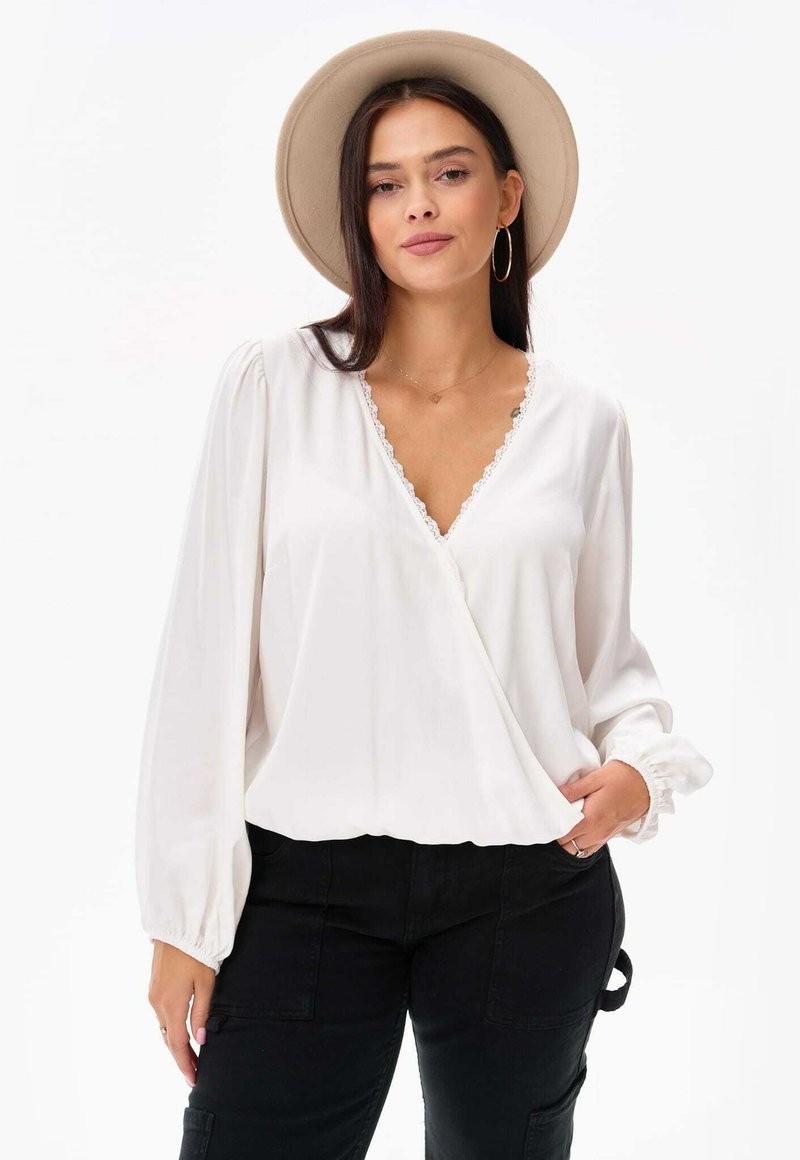 blue shadow DARCY - Blouse - ecru