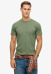 Superdry & Co ESSENTIAL - T-shirts basic - washed jewel green