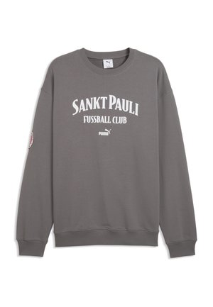 FC ST PAULI RETRO CREW  - Sweatshirt - cool dark gray- white