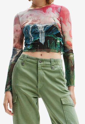 T-shirt à manches longues - red